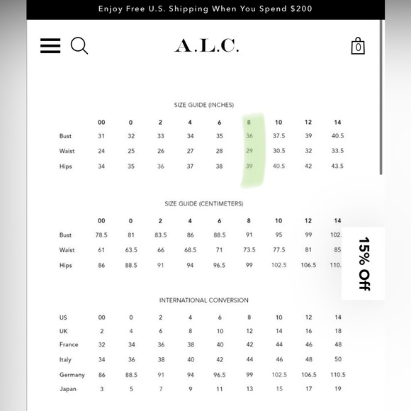 ALC Freddie Faux Leather Boot Cut Jeans Cognac NWOT - Picture 13 of 13